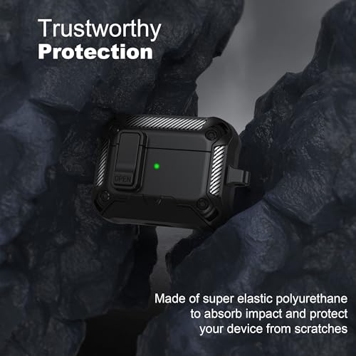 Image of RFUNGUANGO for AirPods Pro 2 Case, Black