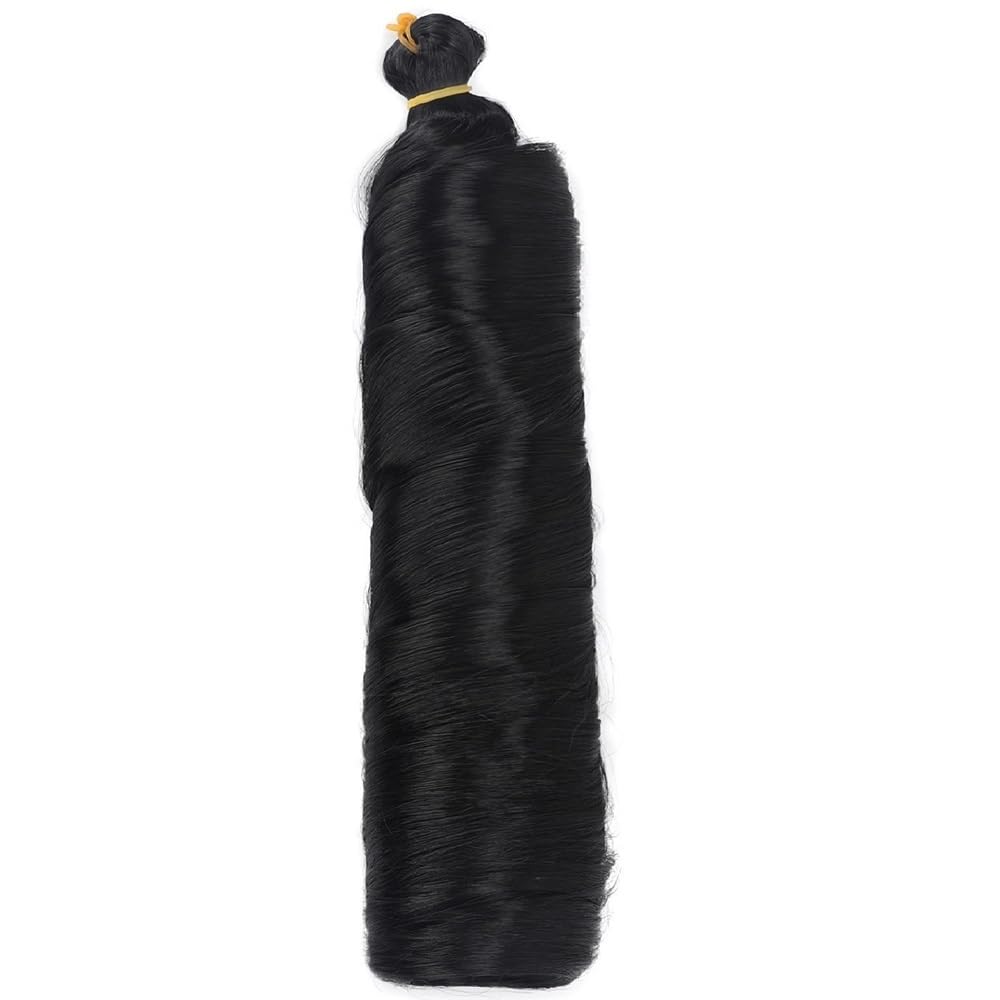 French Curl Braiding Hair 24 cale 6 sztuk Bouncy Loose Wave Peruki Szydełkowe warkocze Przedłużenia dla Kobiet Włosy Klip In (OTB29#)