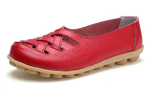 Image of VenusCelia Women's Braided-Nests Walking Flat Loafer