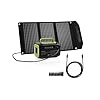 150W Portable Power Station with 30W Solar Panel,145Wh 39000mAh Camping Solar Generator,Lithium Battery Power 110V/150W Peak AC Outlet, DC Ports, USB Ports for CPAP Home Camping Emergency