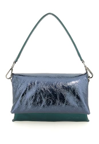 Sac épaule Gabs IDUNA M Zaffiro bicolore pour ne plus choisir entre élégance et espace