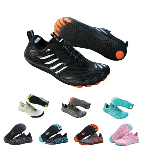Barefoot Shoes Women,2025 New Hike Barefoot Shoes for Women Men - Breathable & Non-Slip Athletic Footwear, Wide Toe Water Shoes, Neuropathy Shoes for Women, Women's Water Shoes, Non-Slip Wide Toe Water Shoes for Women Men, Surfing Quick Dry Sports Shoes