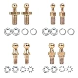 2 Sets 20-2 Carburetor Throttle Ball Assortment with Cable Ball End | Compatible with Holley Carburetor Linkage for Enhanced Control丨Durable Steel Material Throttle Ball Kit