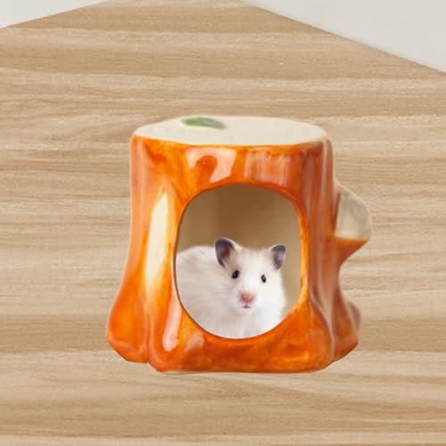WeiLaiKeQi Casa de hamster de cerâmica, habitat de hamster, verão, multiuso, caverna de pequenos ani