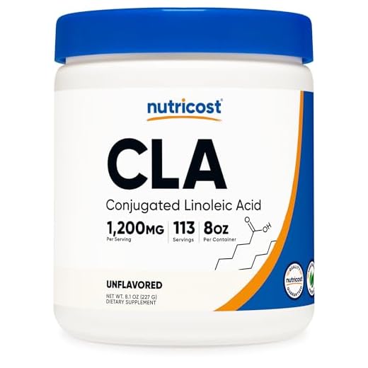 Nutricost CLA Powder (Conjugated Linoleic Acid) 8oz (227g), Gluten-Free