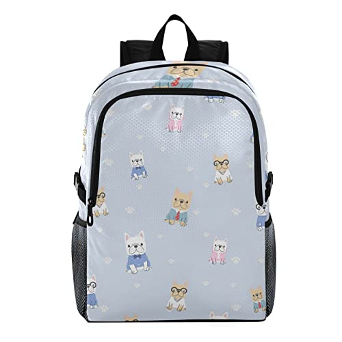 Cartable bouledogue léger pour les sorties scolaires et voyages des enfants