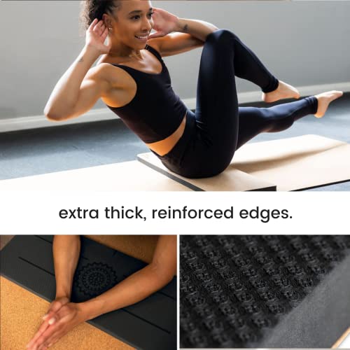 Image of Premium Yoga Knee Pad Cushion - Extra Thick Support for Knees, Elbows & Headstands | All the Comfort of an Extra Thick Yoga Mat with the Stability You Need for Standing Poses | Reversible Non-Slip Grip | Ideal for Yoga & Pilates Knee Pads