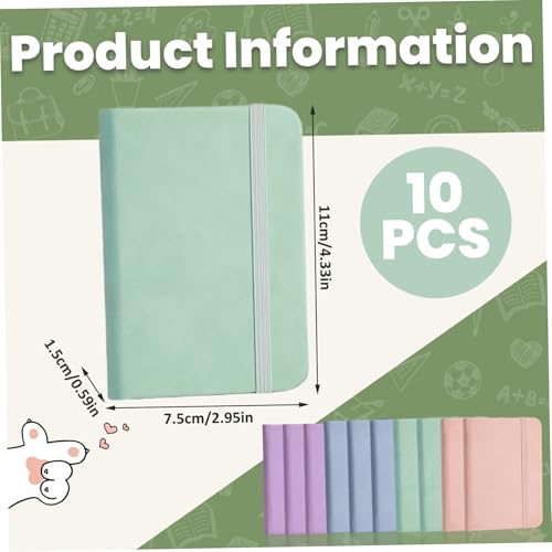 Carnet de poche A7 contre la perte d'idées : mini bloc-notes avec élastique