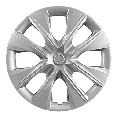 Hubcaps.com - Premium Quality 15 Inch Silver Hubcaps Fits 2014 2015 2016 2017 2018 And 2019 Toyota Corolla, Heavy Duty Solid Clip Construction (Set Of 4) (61171Ams-4) #TOP1
