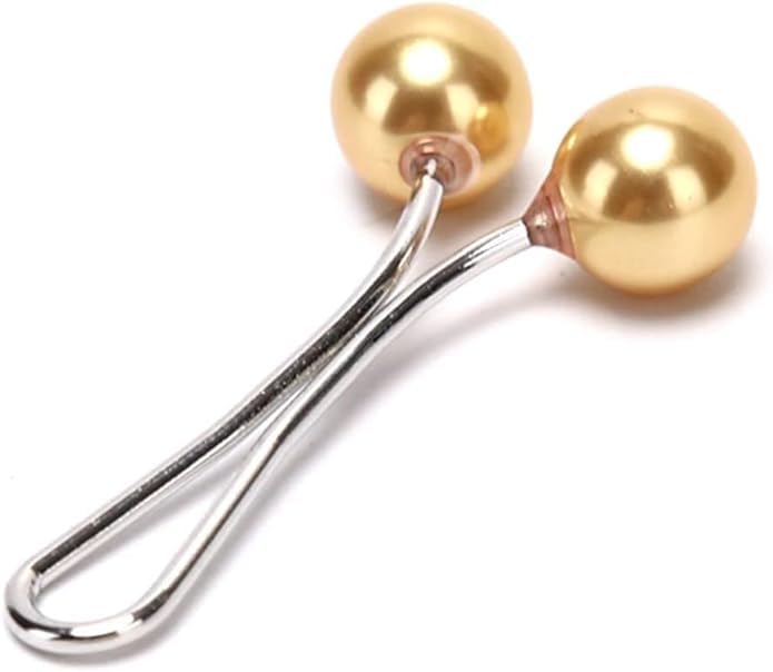 Image of 12pcs Multicolor Headscarf Pearl Pins Clips- U Shape Lady Muslim Scarf Shawl Clips-Scarf Shawl Clips Scarf Brooches Pin Jewelry Accessories-Women's Brooches and Pins(4Black&4White&4Gold)