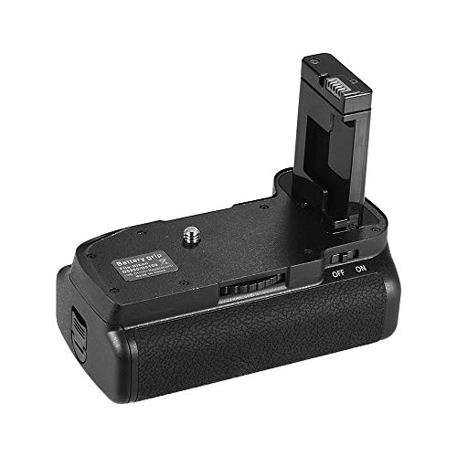 Battery Grip for D5100 D5200 with Vertical Shutter, Infrared Remote, and Tripod Screw Hole, Compatible with EN EL14 Batteries