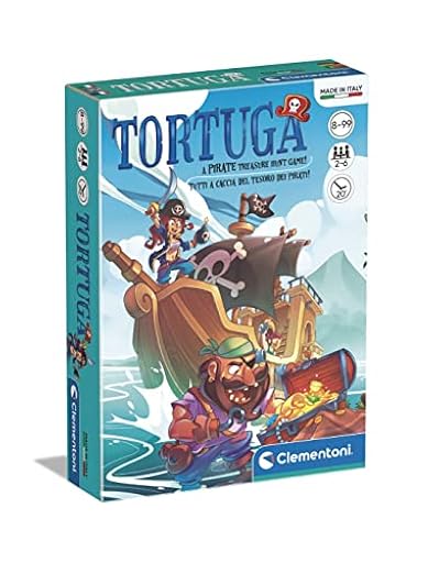 Clementoni - Tortuga Piratas, Juego de Mesa, Multicolor, 16567 | Ya disponible en tu tienda friki favorita! En mundofriki.es!