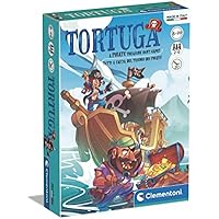 Clementoni - Tortuga Piratas, Juego de Mesa, Multicolor, 16567