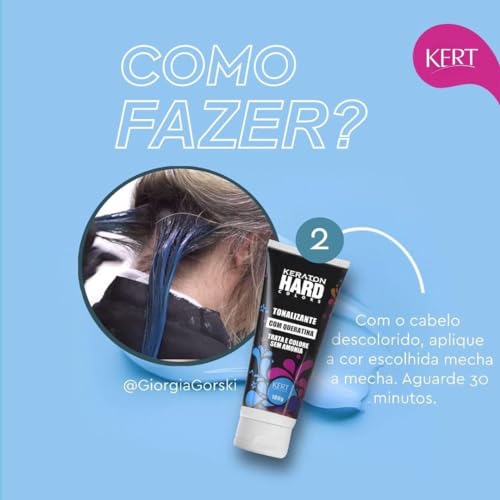 Keraton Tonalizante Hard Colors 100G Indie Blue