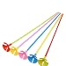 17 Inch Balloon Sticks Holders with Cups Multicolor-Lengthened- Wedding Party Decor,50 count
