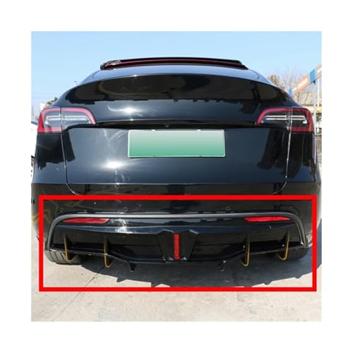Diffuseur de pare-chocs arrière Tesla Model Y protection carbone