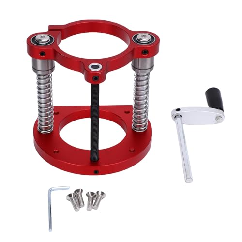 Base de levage de routeur avec course de 70 mm et serrage stable à deux mâchoires - 7