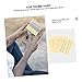 FAVOMOTO 6pcs Yellow Kalimba Scale Stickers for Beginners Easy to Use Thumb Piano Note Decals Paper Material Bright Colors for Identification