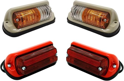 Feux latéraux et clignotants sans ampoule pour tracteur Massey Ferguson 135 et 165