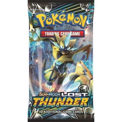 pokemon sun and moon lost thunder booster pack Amazon.com: Pokemon TCG: Sun & Moon