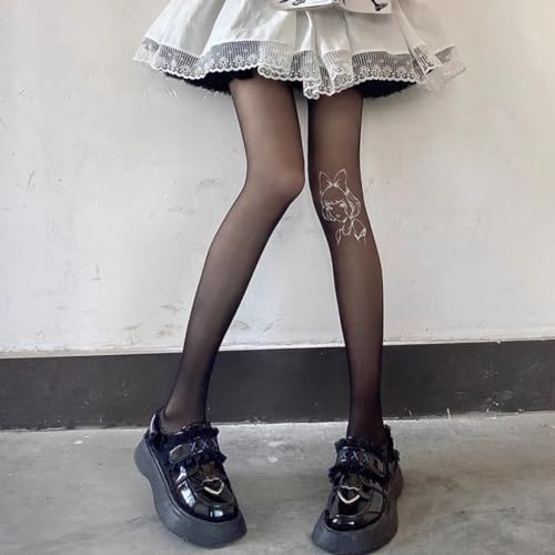 Image of Ulalaza Sparkle Hollow Out Letter Nude Colorful Rhinestone Hot Drilling Fishnet Pantyhose Tights for women Luminous