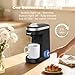 CHULUX Single Serve Coffee Maker for K Capsule, Mini Single One Cup Coffee Machine, Perfect for Small Space, Black