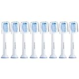 Replacement Toothbrush Heads Sensitive Sonic Toothbrush Heads for Philips Sonicare Electric Toothbrush(8 Pack)