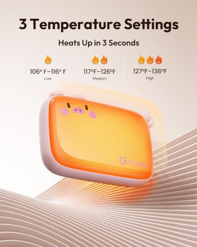 2-Count Gaiatop Ultra-Slim Piggy Rechargeable Hand Warmers - image 4