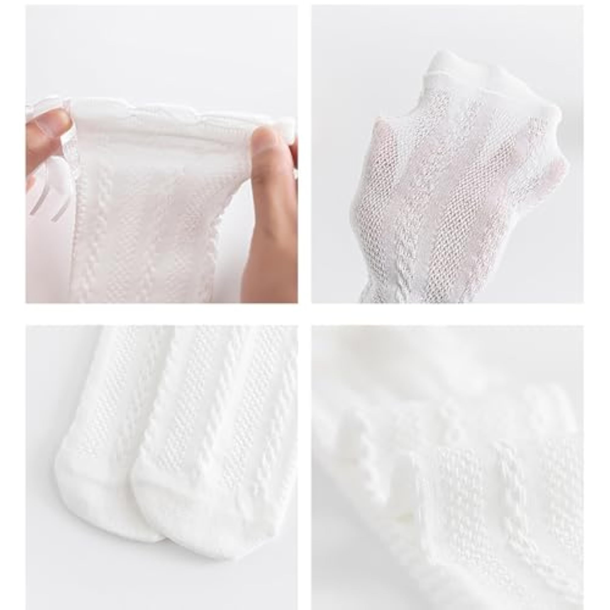 Knee High Bow Design Socks for Kids, Cotton