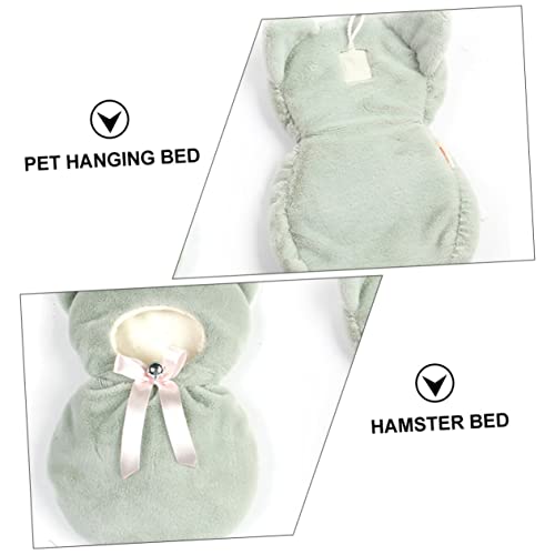 Balacoo 3 Pçs Rede Esquilo Forma De Gato Casa Verde Porco Anão Pendurado Inverno Ouriços Acessórios