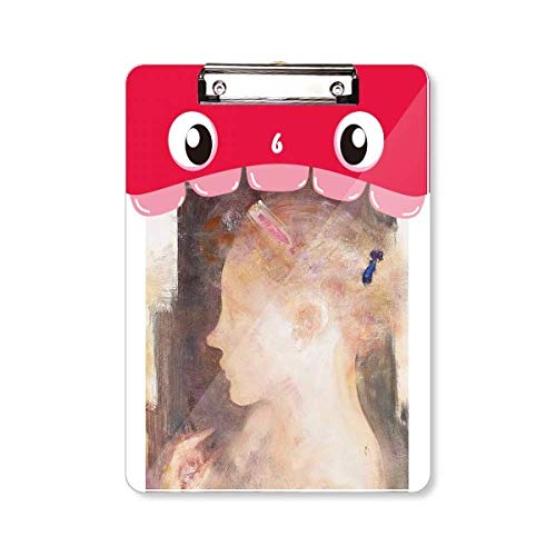 Porte-bloc A4 Side Beauty Girl XJJ pour peindre sans feuille qui glisse