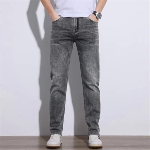 Men Stretch Slim Straight Denim Pants Casual Men's Clothing Full Length Trousers Jeans4