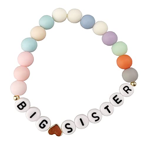 Image of Sister's Big Bracelet Gift, Little Girls' Sister Jewelry