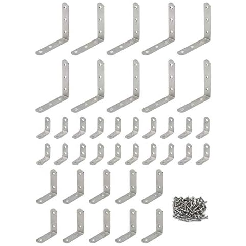 Rowiz 30PCS Stainless Steel Corner Braces Cover
