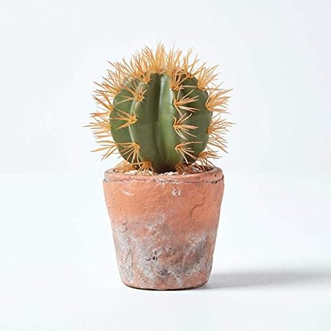 Homescapes 15cm Artificial Cactus in Pot Cover