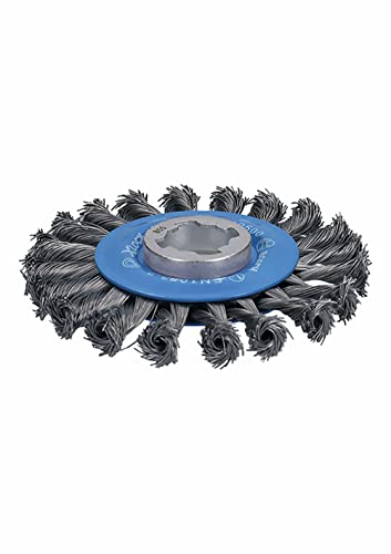 BOSCH WBX408 4-1/2 in. X-Lock Arbor Carbon Steel Stringer Bead Knotted Wire Wheel for Applications in Difficult Brushing in Tight Places for Cleaning Welds - image 3