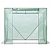 Produktbild SONGMICS Foliengewächshaus, Gewächshaus, begehbares Gartenhaus, Treibhaus mit aufrollbarem Eingang und Fenstern, Frühbeet, Tomatenhaus, Gemüse, Garten, 200 x 77 x 149/169 cm, Grün GWP20JBV1