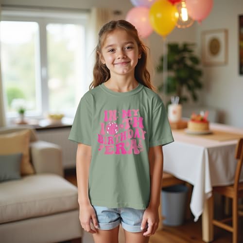 in My 10th Birthday Girl Era Shirt 10 Years Old Birthday T-Shirt Tenth B-Day Party Short Sleeve Tee Tops2