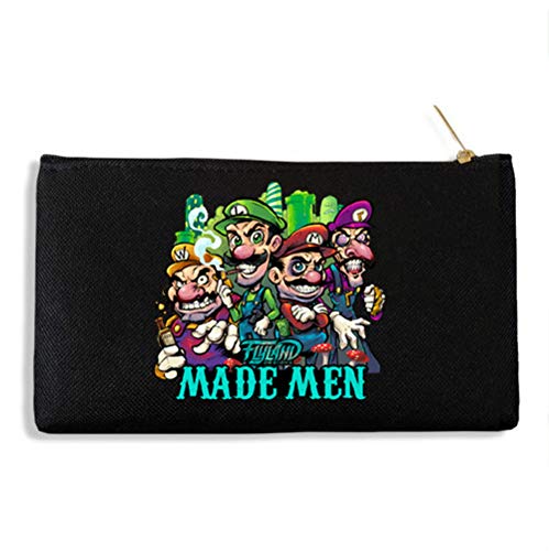 estuche para lápices mario Super Mario Luisa Vario Valdas Luiki Lona Mano A Mano Con Una Bolsa De Teléfono Móvil De Cartera Cero Para Llevar La Bolsa.