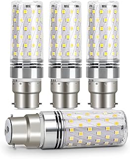 wowatt B22 LED Bayonet Light Bulb Cool White 6000K, 16W Equivalent to 126W Halogen Bulbs, 1600LM B22 LED Corn Bulb for Home Lighting, No Flicker, Non Dimmable, Pack of 4