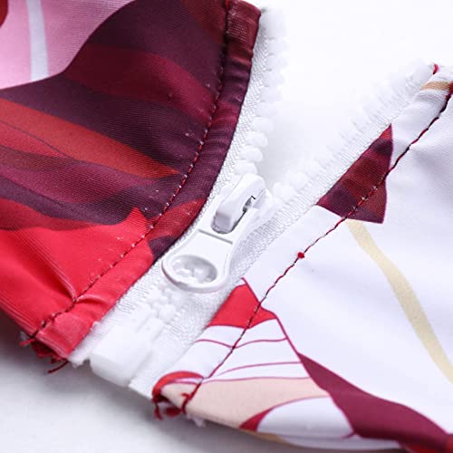 Conjunto de maiô feminino de praia frente única sexy havaiano cintura alta perna alta conjunto de ma