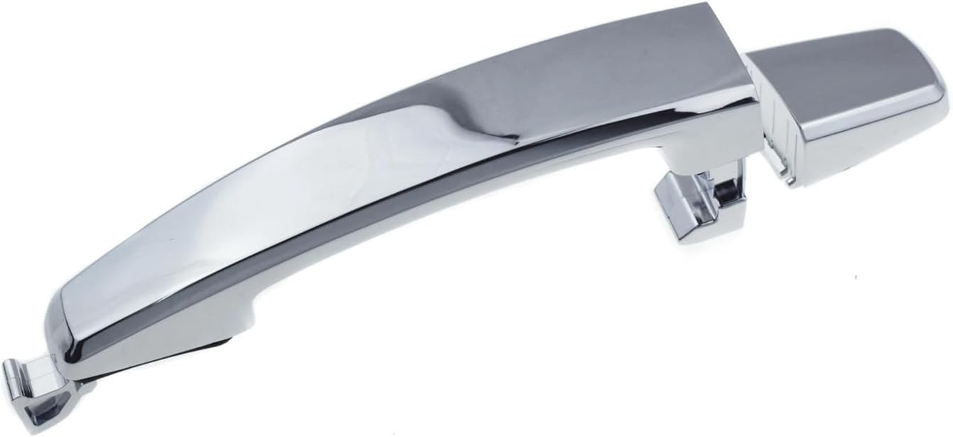 Side Door Handle Chrome Front or Rear Left or Right Outside Exterior Door Handle for Chevrolet for Captiva for Sport for Aveo for Saturn for Vue(Rear X1)