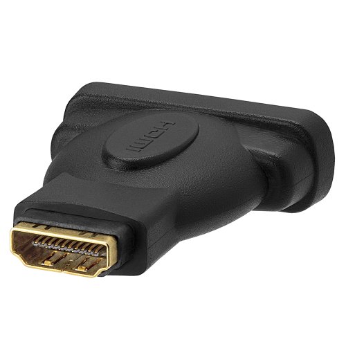 Cmple - Dvi-D Female To Hdmi Female Adapter, High Speed Hdmi Female To Dvi Female Coupler, High Quality Dvi-D (24+1) Female To Hdmi Female Adapter, Gold Plated Compatible With Hdtv, Dvd, Projectors #TOP1