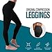 CompressionZ Compression Leggings for Women High Waisted Performance Tummy Control Gym, Pilates, Travel, Yoga, Workout Pants Black