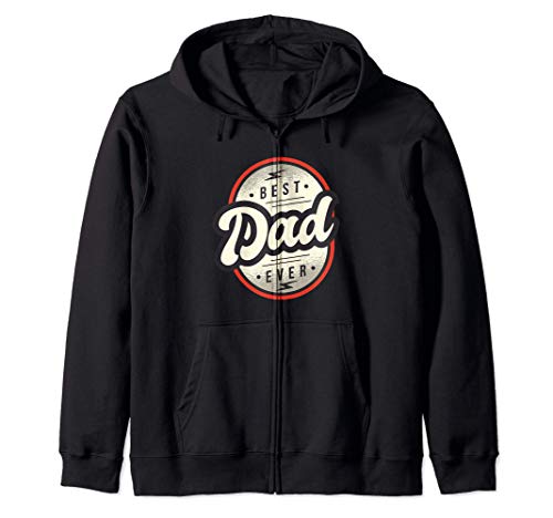 Best Dad Ever | Cool Father's Day Themed Logo Sudadera con Capucha
