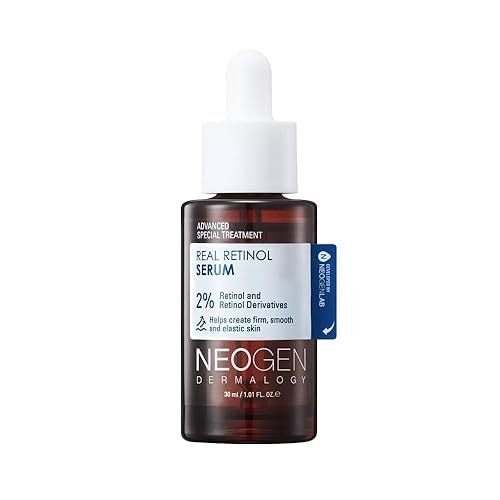 DERMALOGY by NEOGENLAB Suero de retinol real al 2% para la cara con retinol y derivados de retinol para antienvejecimiento, reafirmante y tensante