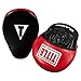 Title Boxing Classic Charge Punch Mitts, Black/Red
