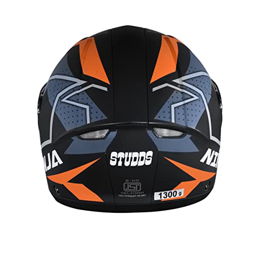 Image of STUDDS Ninja Elite Super D6 FLIP-UP Full FACE Helmet N10 MATT Black-M