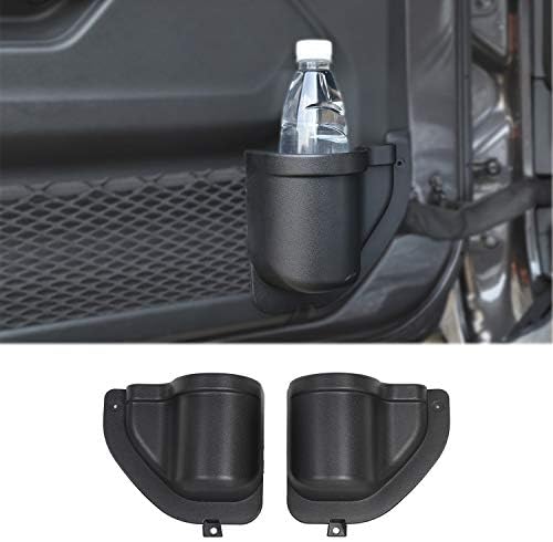 JeCar Door Pocket Front Door Storage Pockets Door Storage Box Interior Accessories for 2018-2020 Jeep Wrangler JL JLU 2/4-Door, Door Net Pocket Replacement, Black