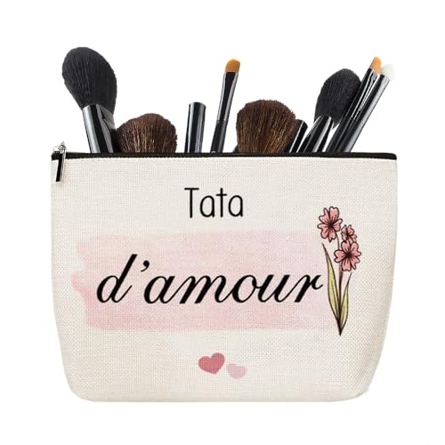 Cadeau Tata Trousse Maquillage Cadeau Naissance Tata Cadeau Tante Anniversaire Cadeau pour Ma Tante Cadeau Tantes Cadeau Tante Noel Cadeau Fete des Tante Cadeau Naissance Tante Cadeaux Noel Tante